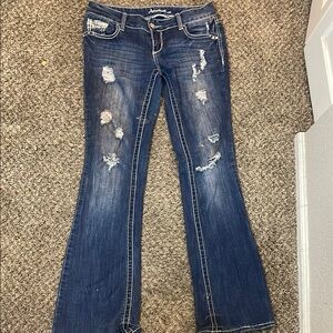 Amethyst Jeans Women's Deep Indigo High Rise